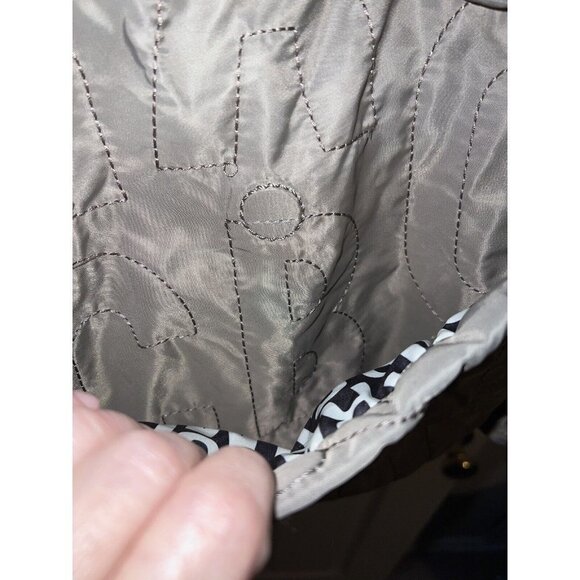 MARC BY MARC JACOBS Workwear Tote Quilted Gray Nylon Pretty Eliza Diaper Bag - Picture 7 of 16